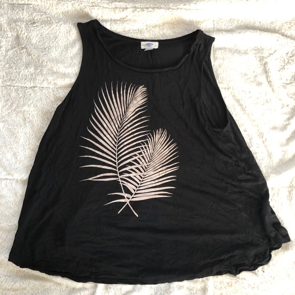 Palm Leaf Old Navy Tank Top